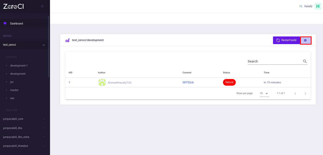 repository setting